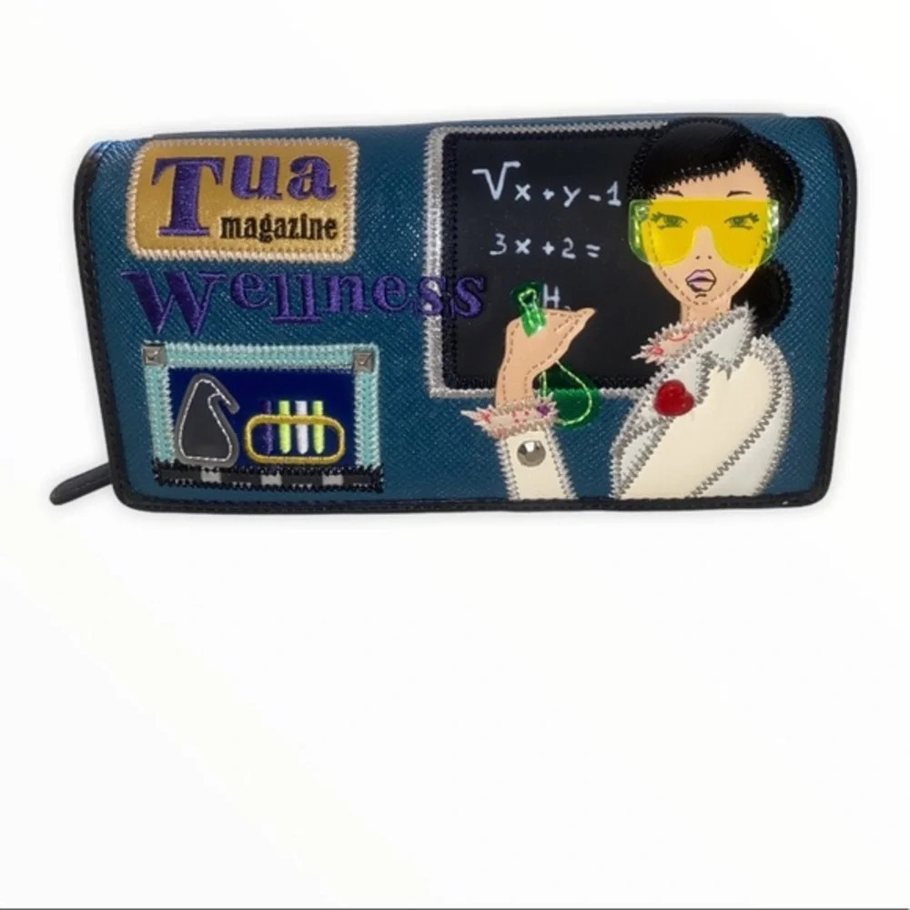 Braccialini Woman Scientist Zipper Wallet NEW